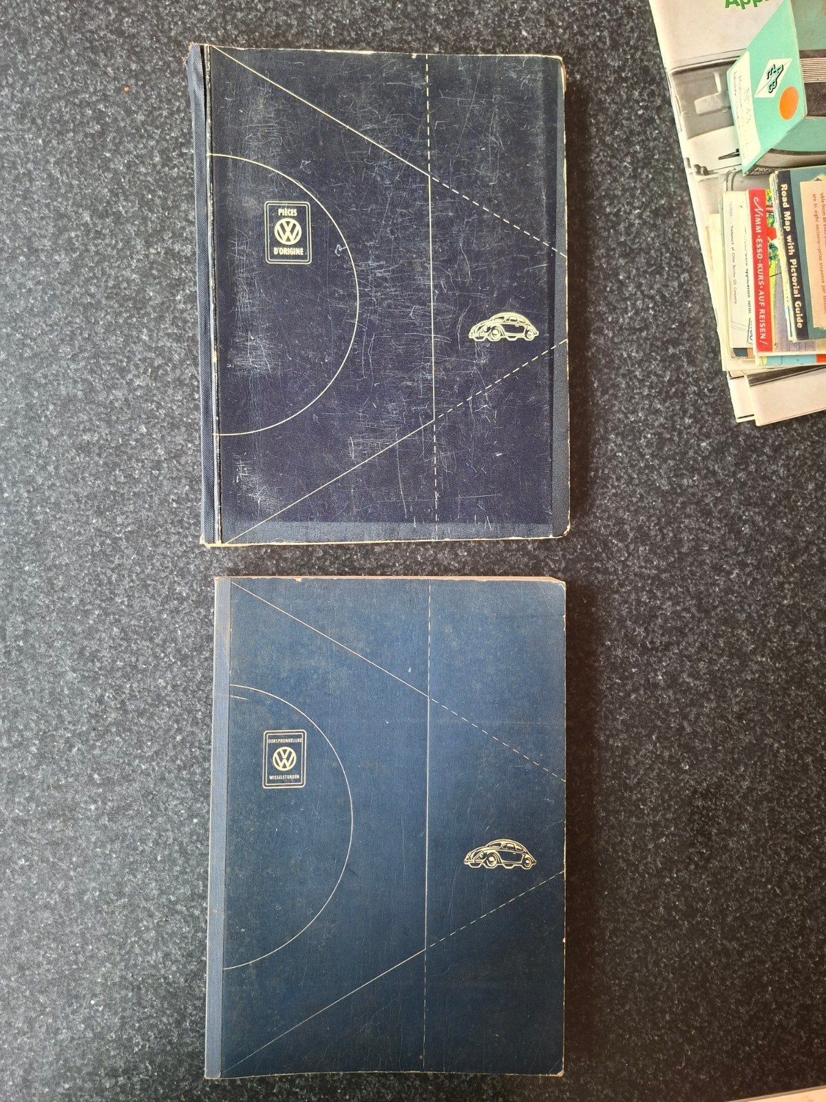 2 werkplaatsboek VW 1956, Auto diversen, Handleidingen en Instructieboekjes, Ophalen of Verzenden