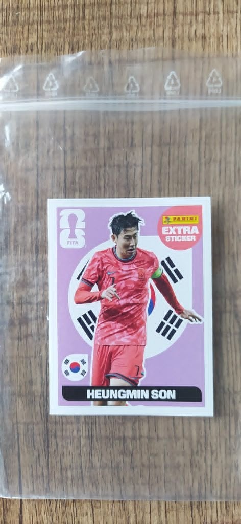 Heungmin Son Extra Sticker Panini World Cup 2026, Ophalen of Verzenden, Nieuw, Sticker