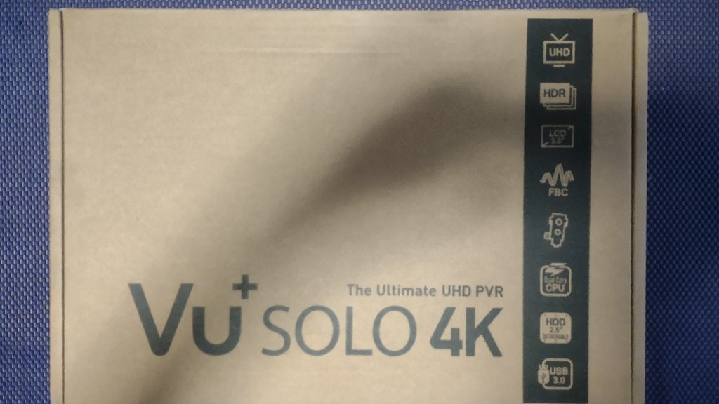 VU+ SOLO 4K UHD, Audio, Tv en Foto, Decoders en Harddiskrecorders, Ophalen of Verzenden, Zo goed als nieuw, Decoder