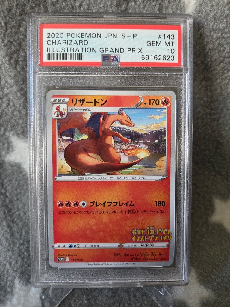 PSA 10 - Charizard - Pokémon, Ophalen, Nieuw, Losse kaart, Foil