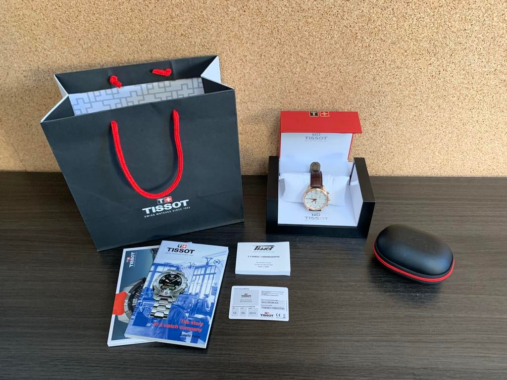Tissot tradition, Handtassen en Accessoires, Horloges | Heren, Overige merken, Staal, Polshorloge, Ophalen of Verzenden