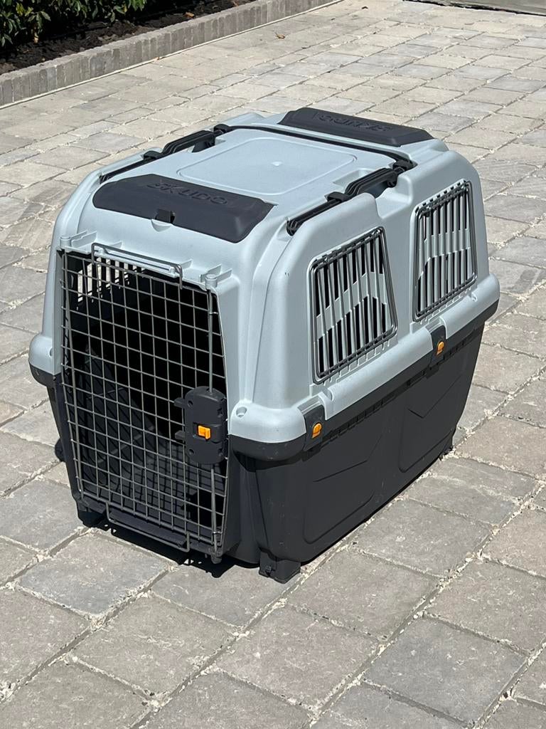 Stevige Skudo transportbench/hondenbench – zo goed als nieuw, Ophalen, Zo goed als nieuw
