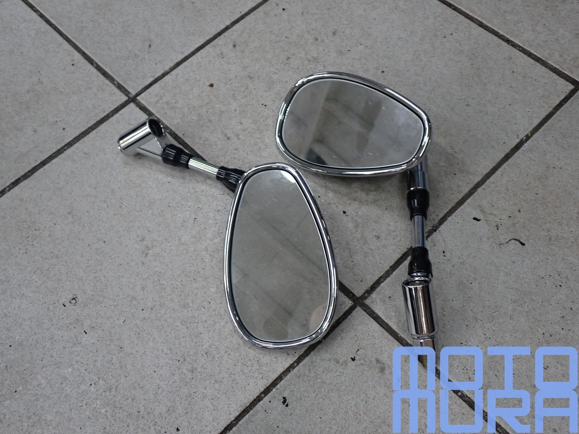 Yamaha FZ1 2006 - 2012 spiegels chrome origineel spiegel lin, Motoren, Onderdelen | Yamaha, Gebruikt, Ophalen of Verzenden