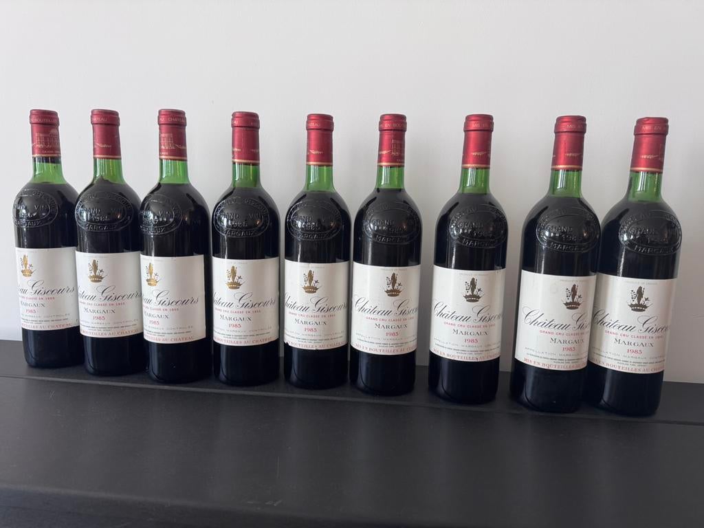 Château Giscours 1985, Verzamelen, Wijnen, Zo goed als nieuw, Ophalen of Verzenden