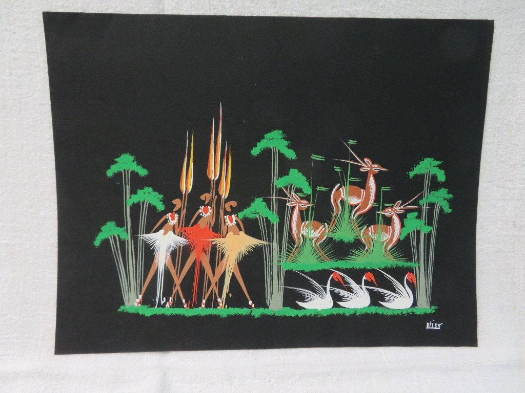 Art populaire tribal congolais (1950/1960) - ATISS (Ref.90), Antiquités & Art, Enlèvement