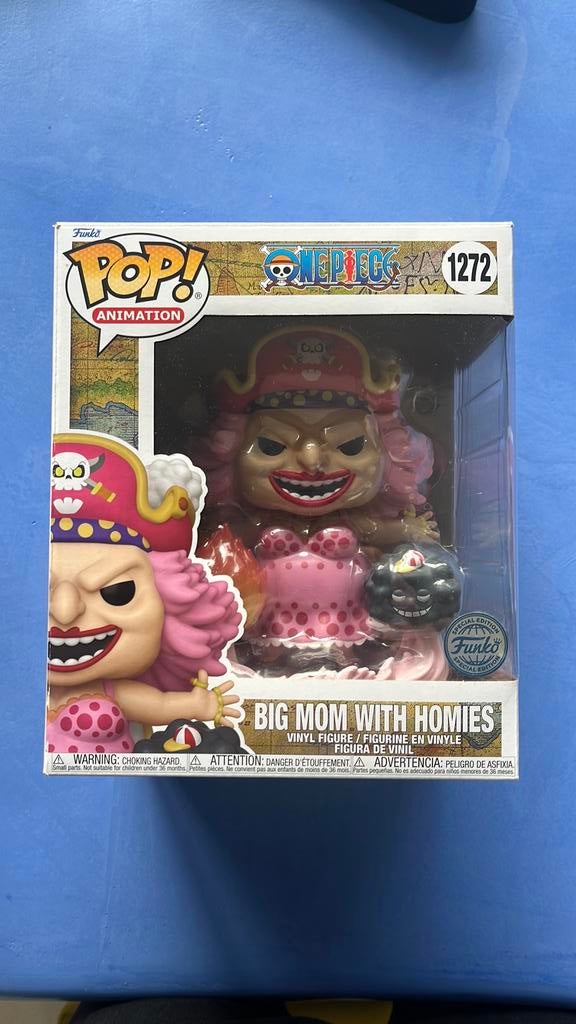 Funko pop - One Piece - Special Edition: Big Mom with homies, Ophalen, Zo goed als nieuw
