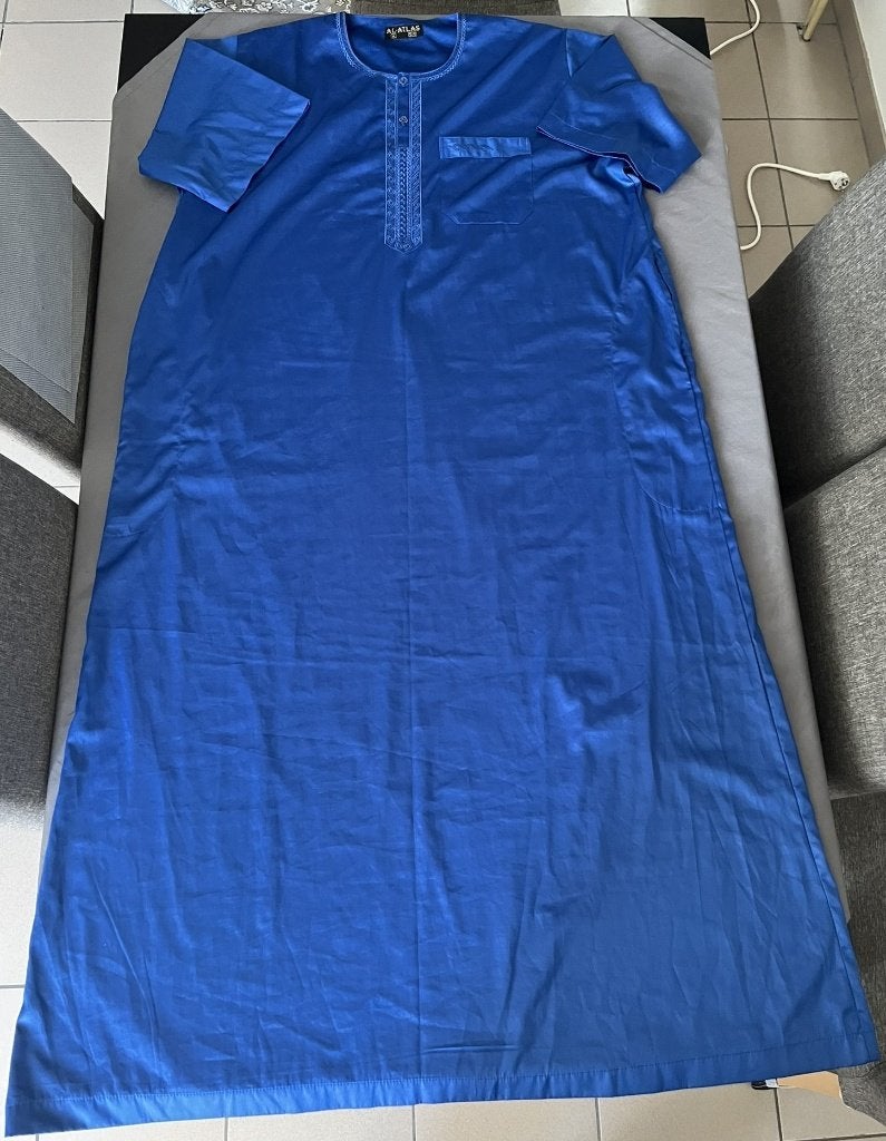 Premium Djellaba Atlas, Kleding | Heren, Kostuums en vesten, Ophalen, Nieuw, Maat 52/54 (L), Blauw