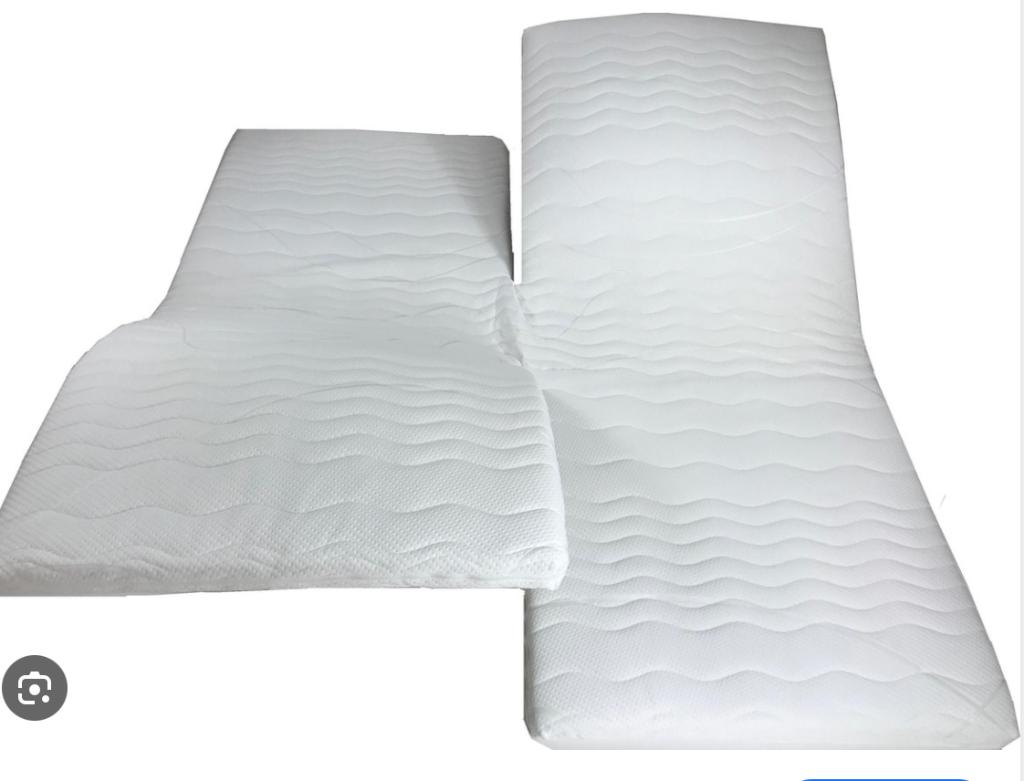 splittopper dubbel-kant 160x200 nieuw, Huis en Inrichting, Slaapkamer | Matrassen en Bedbodems, Ophalen, Matras, 200 cm, 160 cm