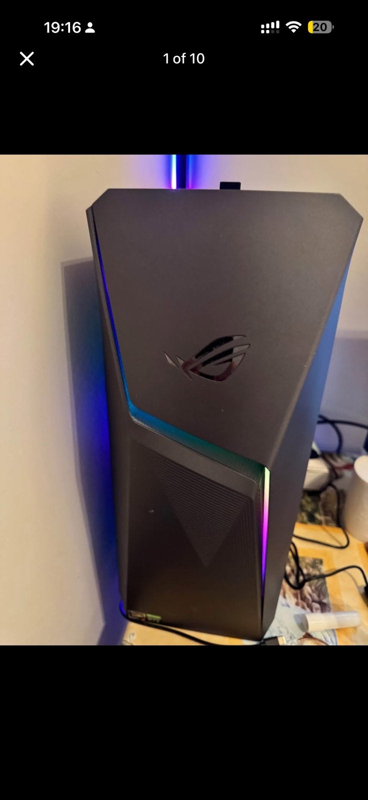 ASUS Gaming PC ROG Strix G10DK-R5800X070T AMD Ryzen 7 5800X, Games en Spelcomputers, Games | Pc, Ophalen, Gebruikt, Overige genres