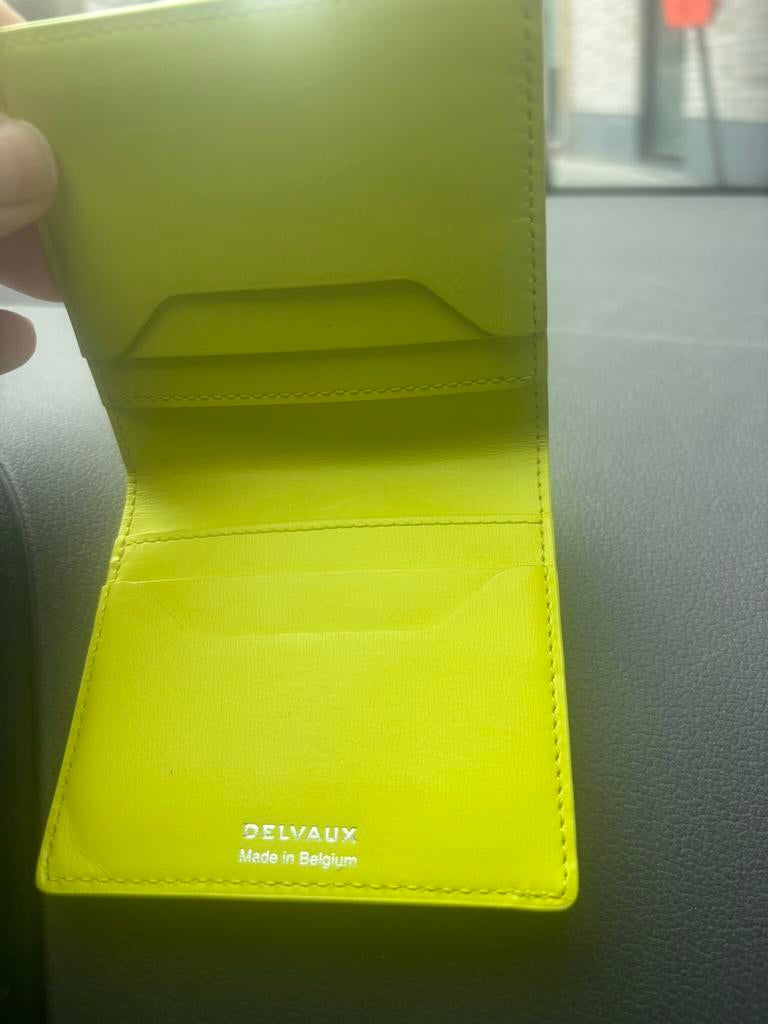 Delveaux kaarten en briefjes, Overige merken, Ophalen of Verzenden, Zo goed als nieuw, Leder