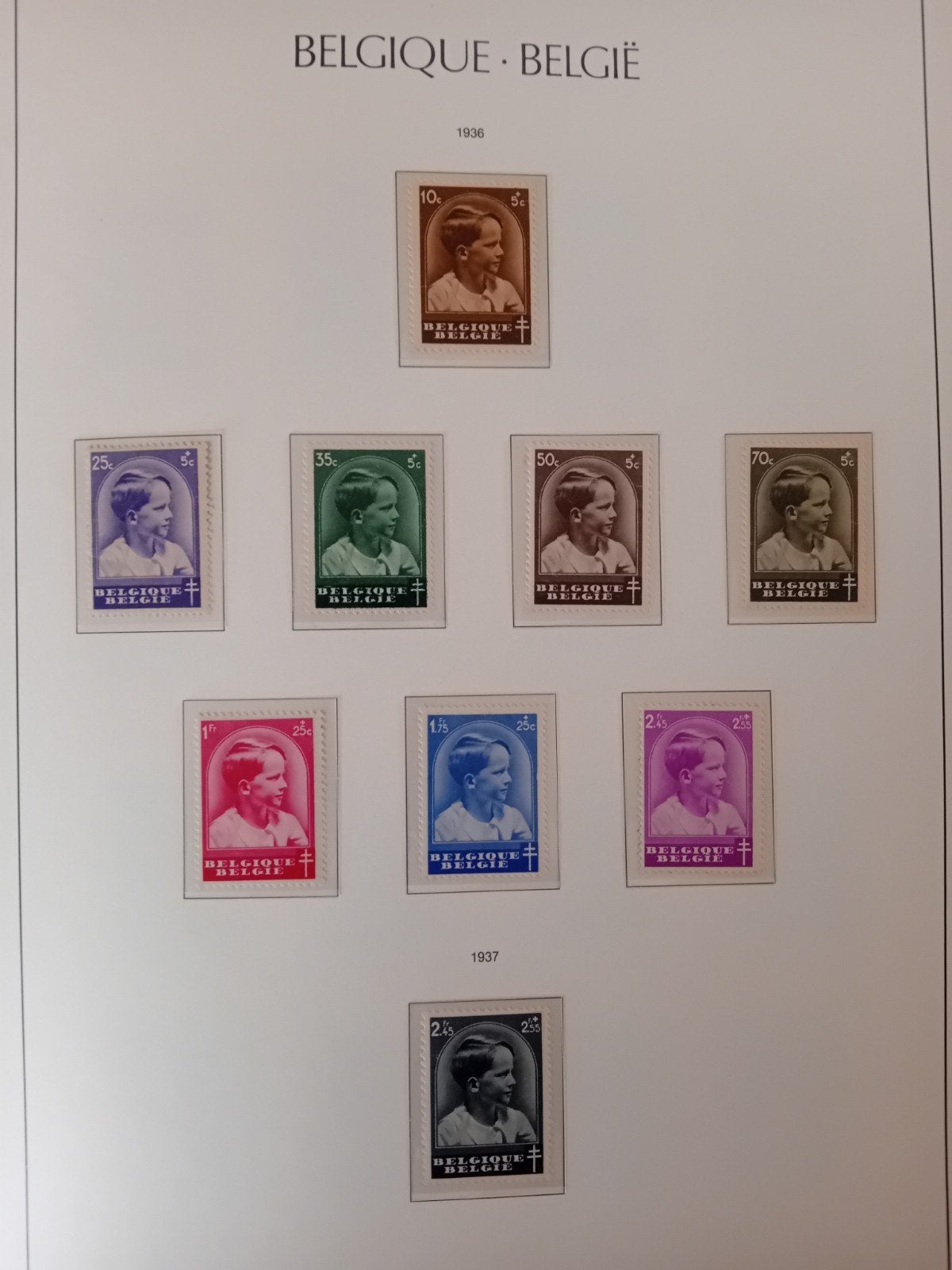 België postzegels nr 438/446** postfris lot 61P, Ophalen of Verzenden, Postfris