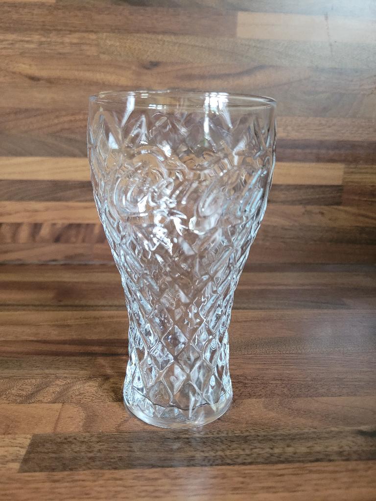 Nieuwe Coca Cola glazen diamond, Verzamelen, Ophalen, Nieuw, Frisdrankglas