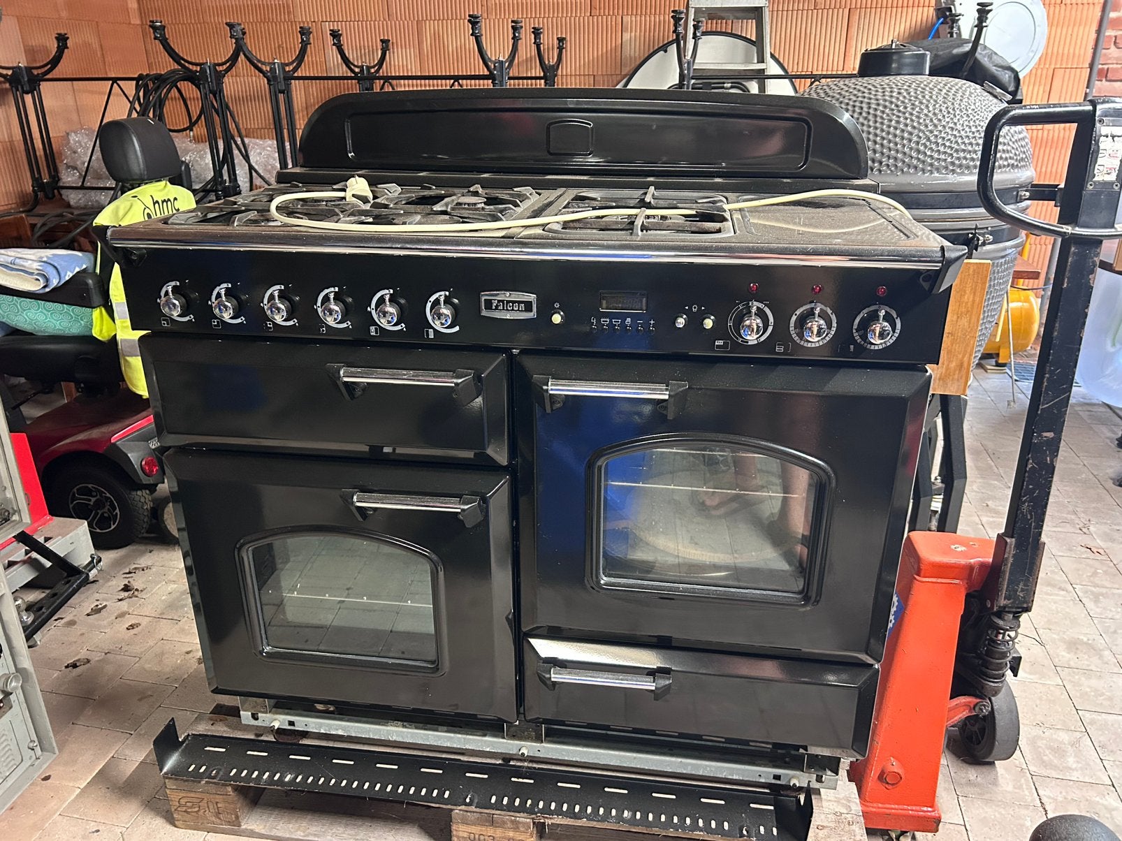 Falcon 110 delux, Elektronische apparatuur, Fornuizen, Ophalen, Gebruikt, 60 cm of meer, Grill