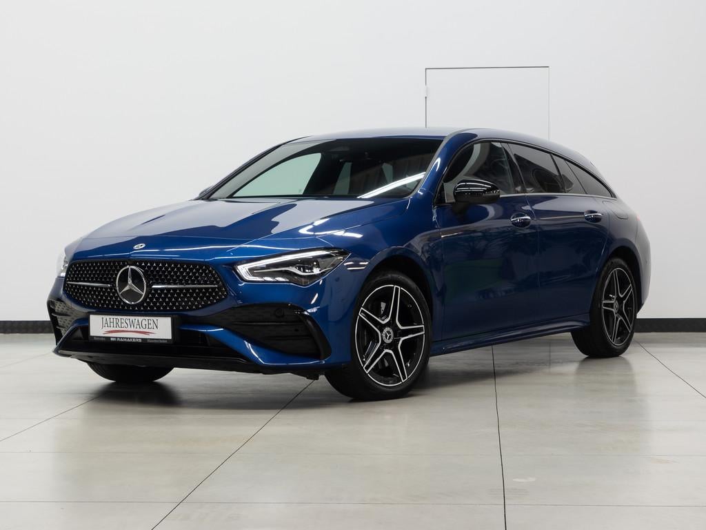 Mercedes-Benz CLA 250 e SB AMG Night Carplay LED Sfeerlicht, Auto's, CLA, Gebruikt, Zwart, 4 cilinders