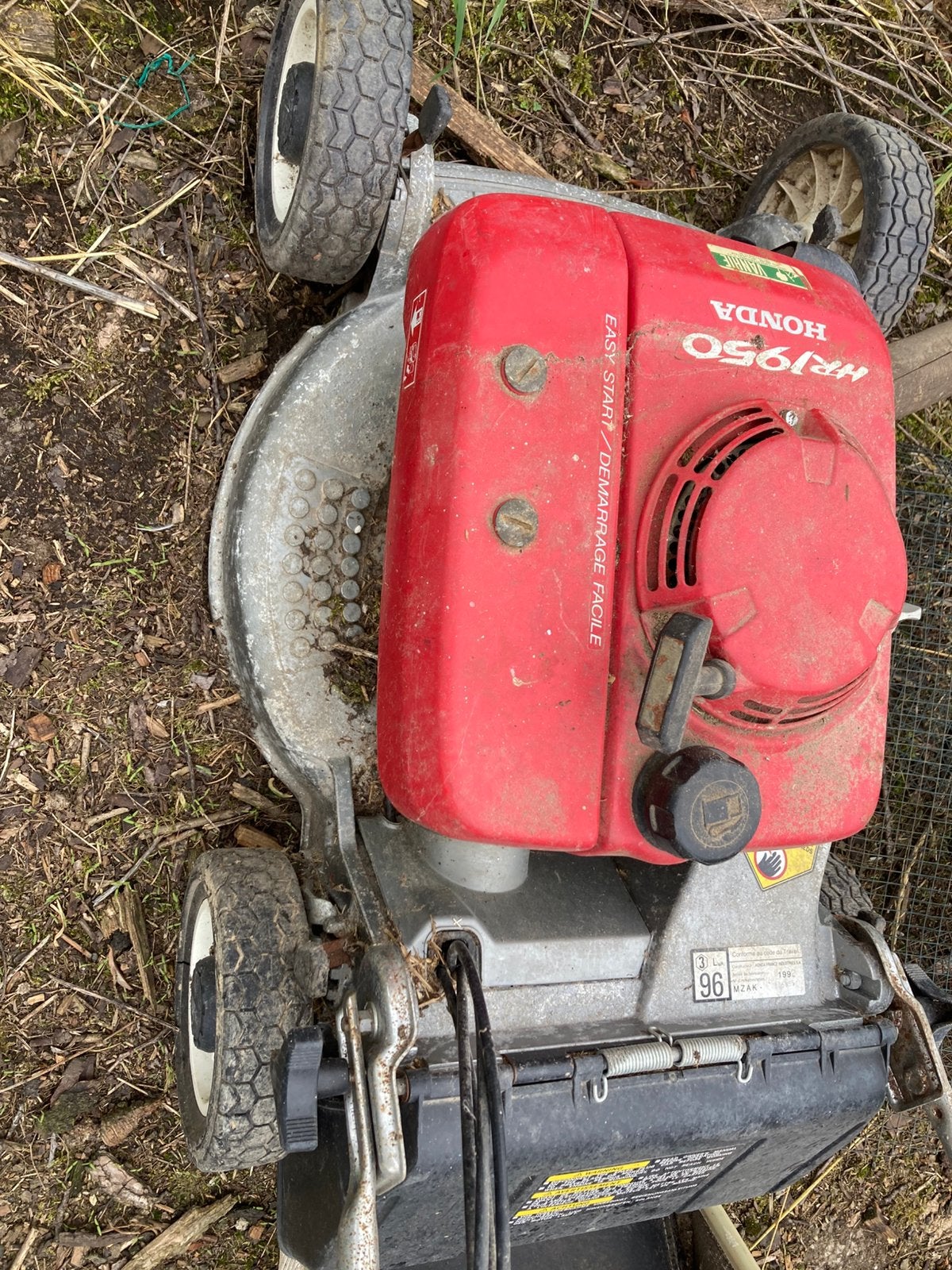 Grasmaaier Honda zelftrekende, Cirkelmaaier, Gebruikt, Opvangbak, Ophalen of Verzenden