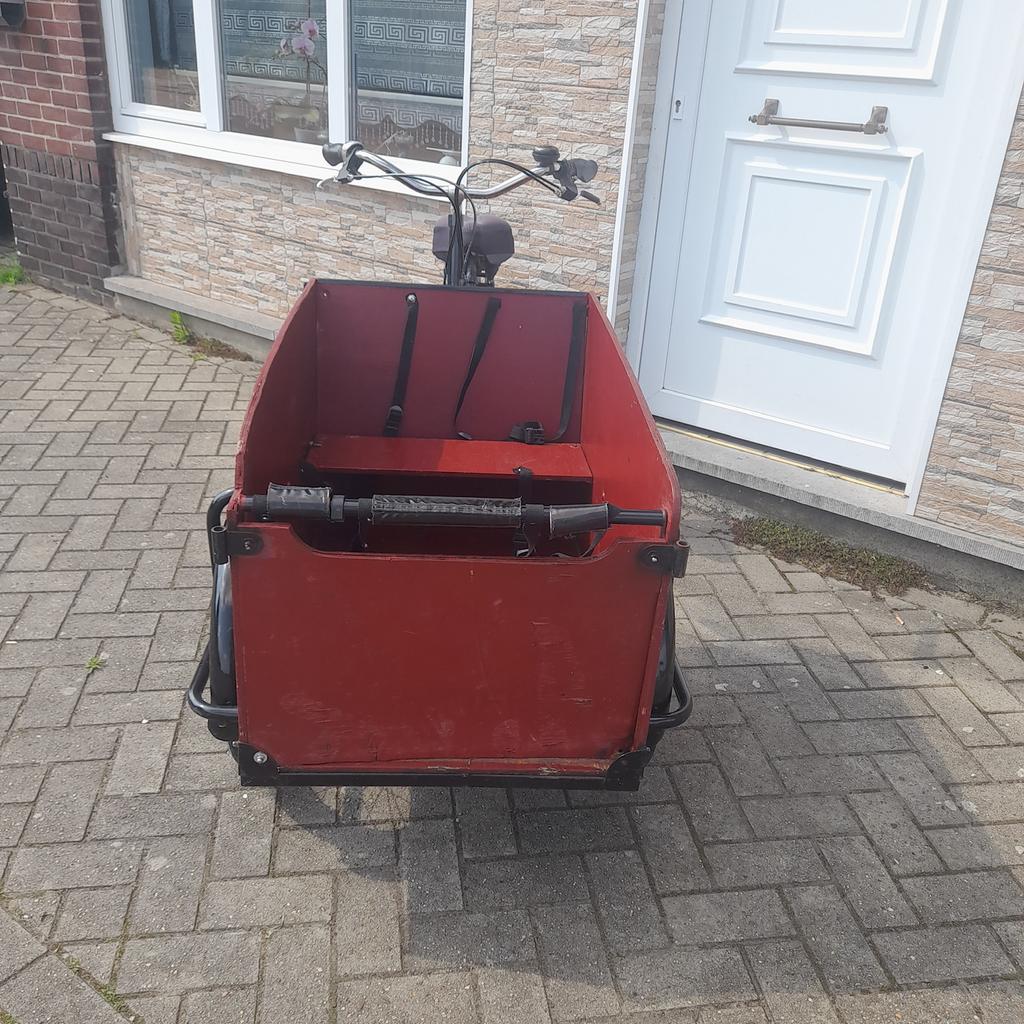 Bakfiets 4 personen, Fietsen en Brommers, Ophalen, Zo goed als nieuw