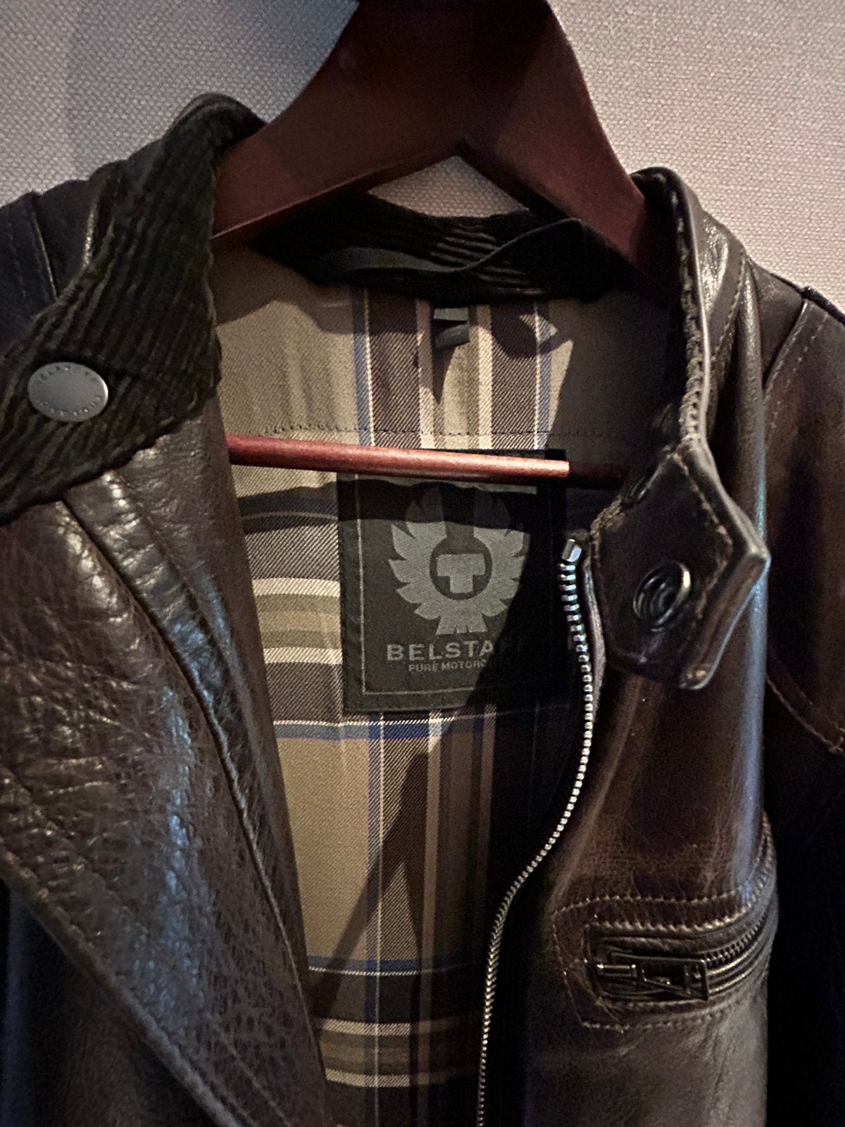 Belstaff Supreme lederen motorjas, Motos, Enlèvement, Seconde main, Hommes, Manteau | cuir