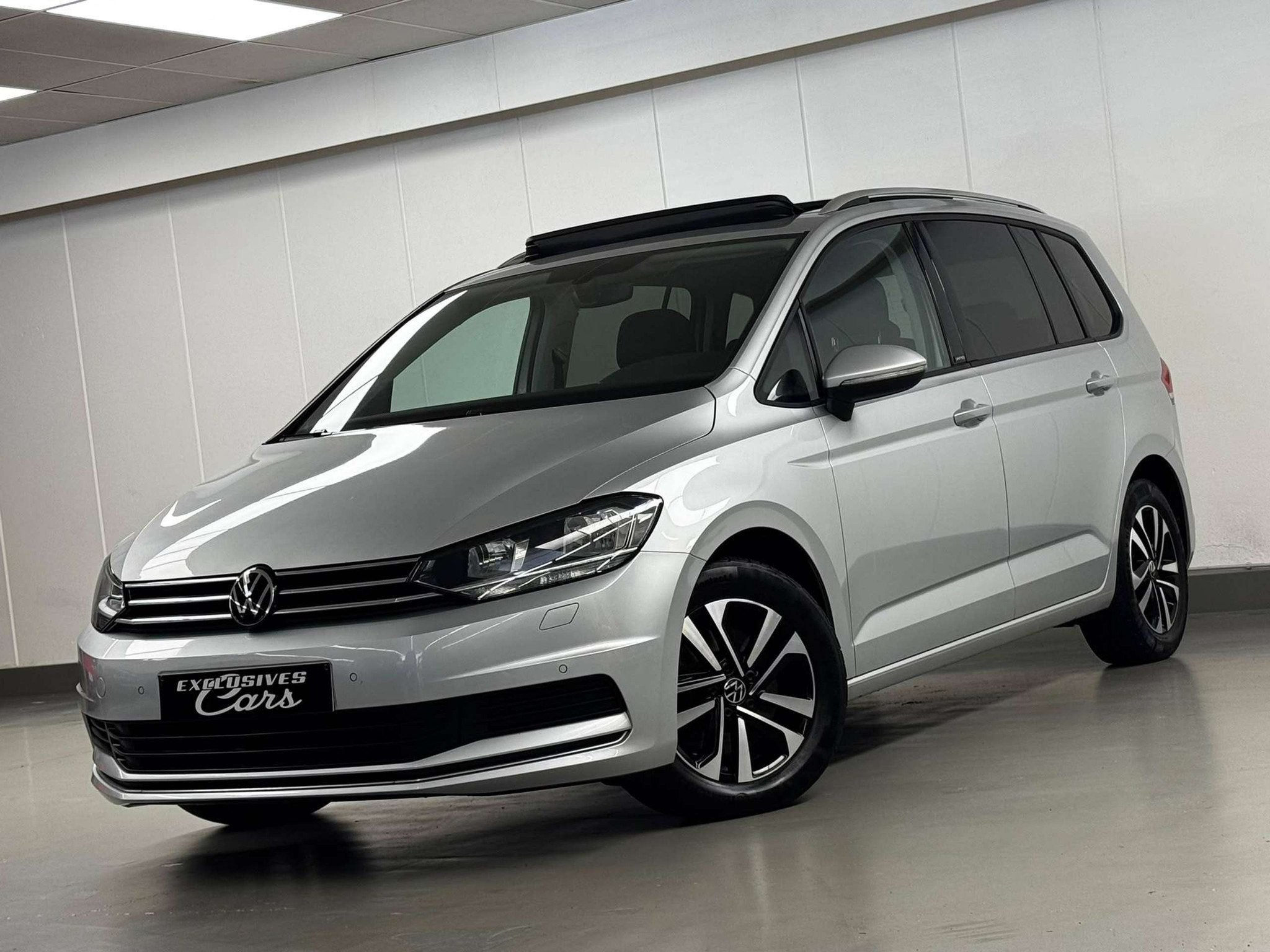 Volkswagen Touran 2.0 TDI 150 CV UNITED 7 PLACES TO PANO GPS, Autos, Argent ou Gris, Entreprise, 7 places, 5 portes