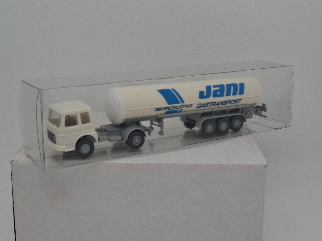 MAN truck Jani vloeibaar gastransport - Wiking 1/87, Verzenden, Zo goed als nieuw, Bus of Vrachtwagen, Wiking