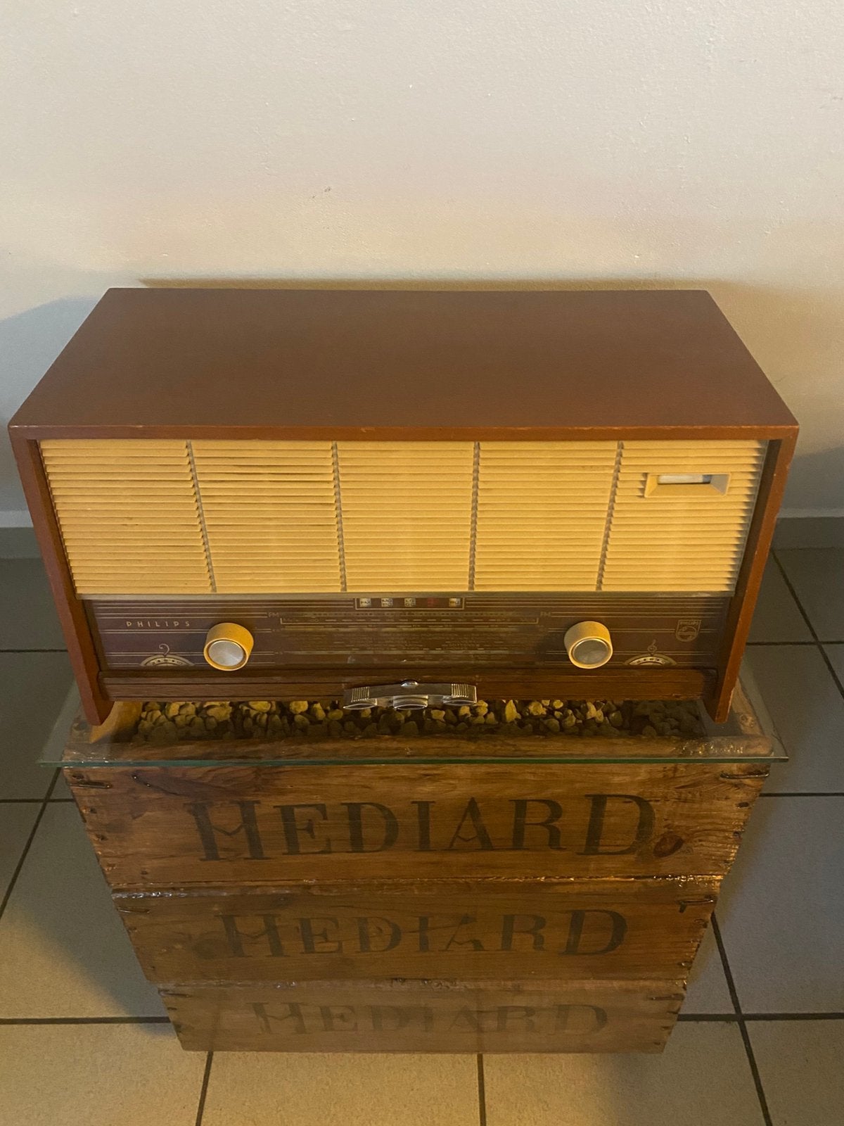 Radio Philips., Antiek en Kunst, Ophalen