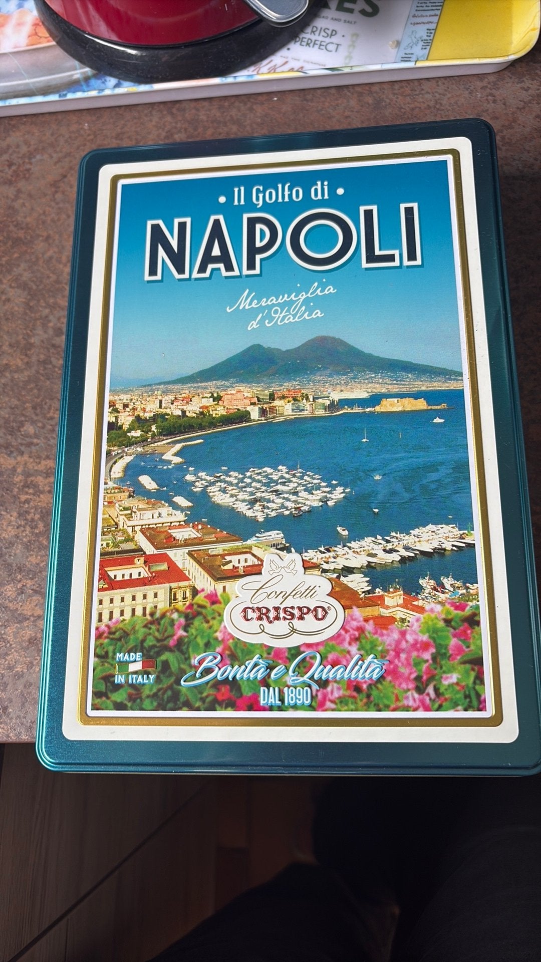 Boîte à biscuits Napoli, Collections, Boîte en métal, Enlèvement ou Envoi, Comme neuf