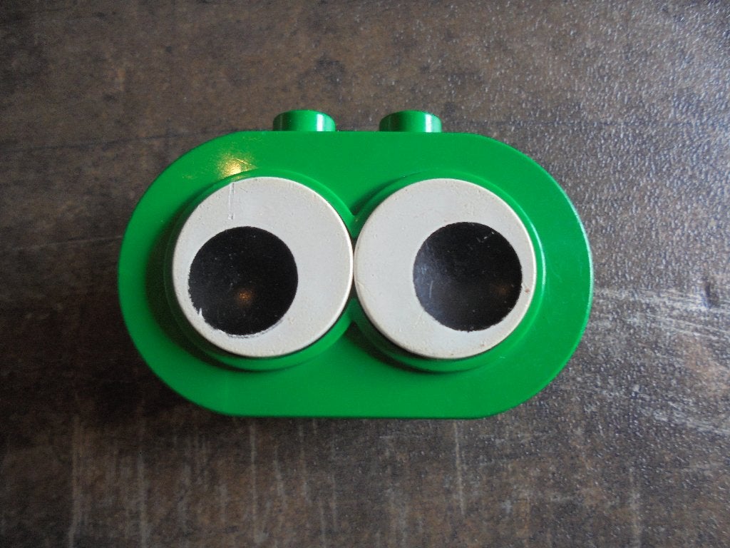 Lego Duplo Brick 2x4x2 Rounded Ends (zie foto's) 8, Ophalen of Verzenden, Gebruikt, Losse stenen, Duplo
