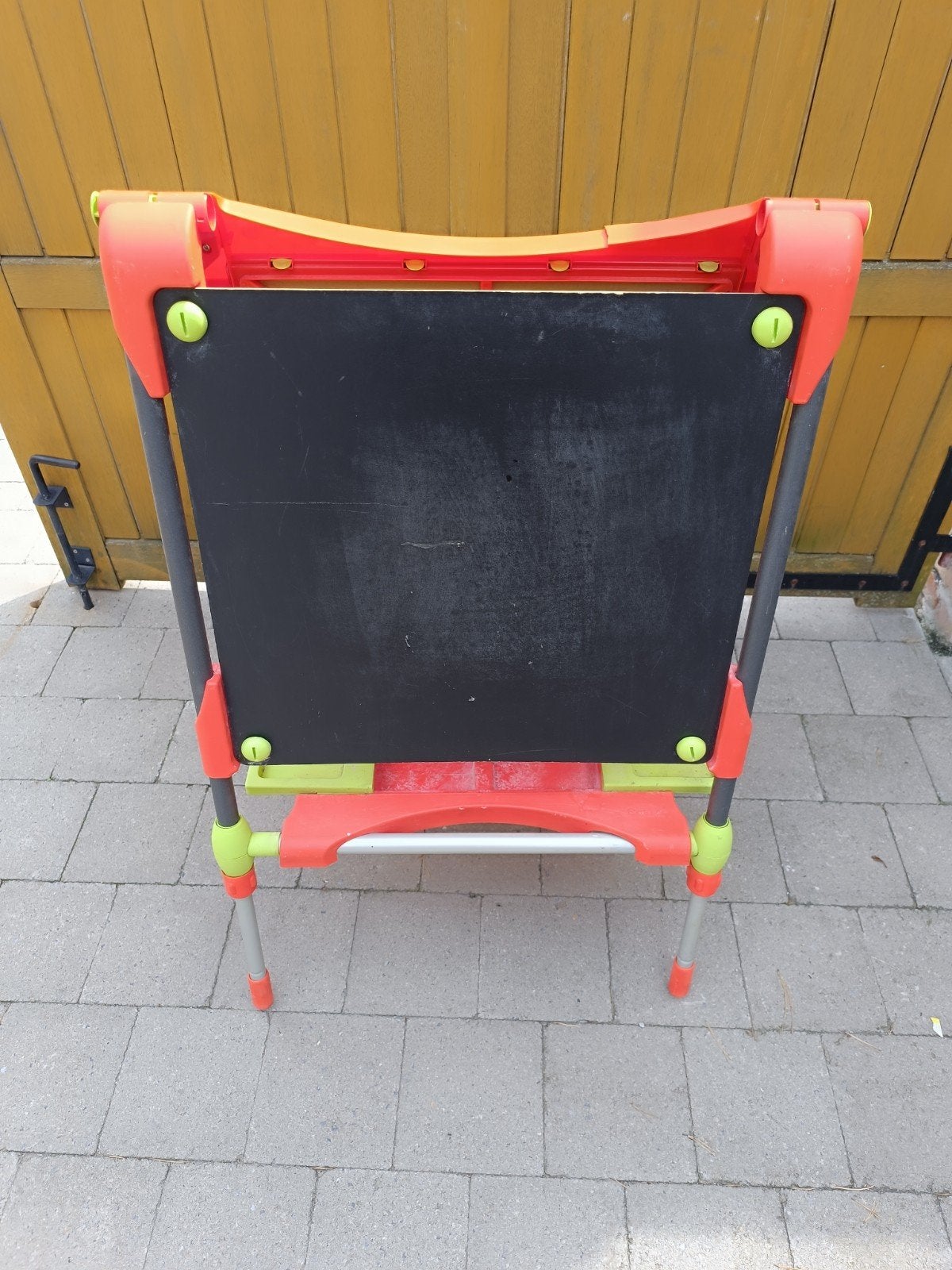 Smoby dubbelzijdig kinderbord, Ophalen