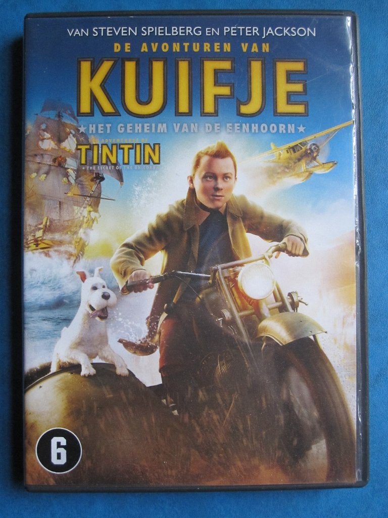 Kuifje - Het geheim van de Eenhoorn (2011), Europees, Animatie, Ophalen of Verzenden, Zo goed als nieuw