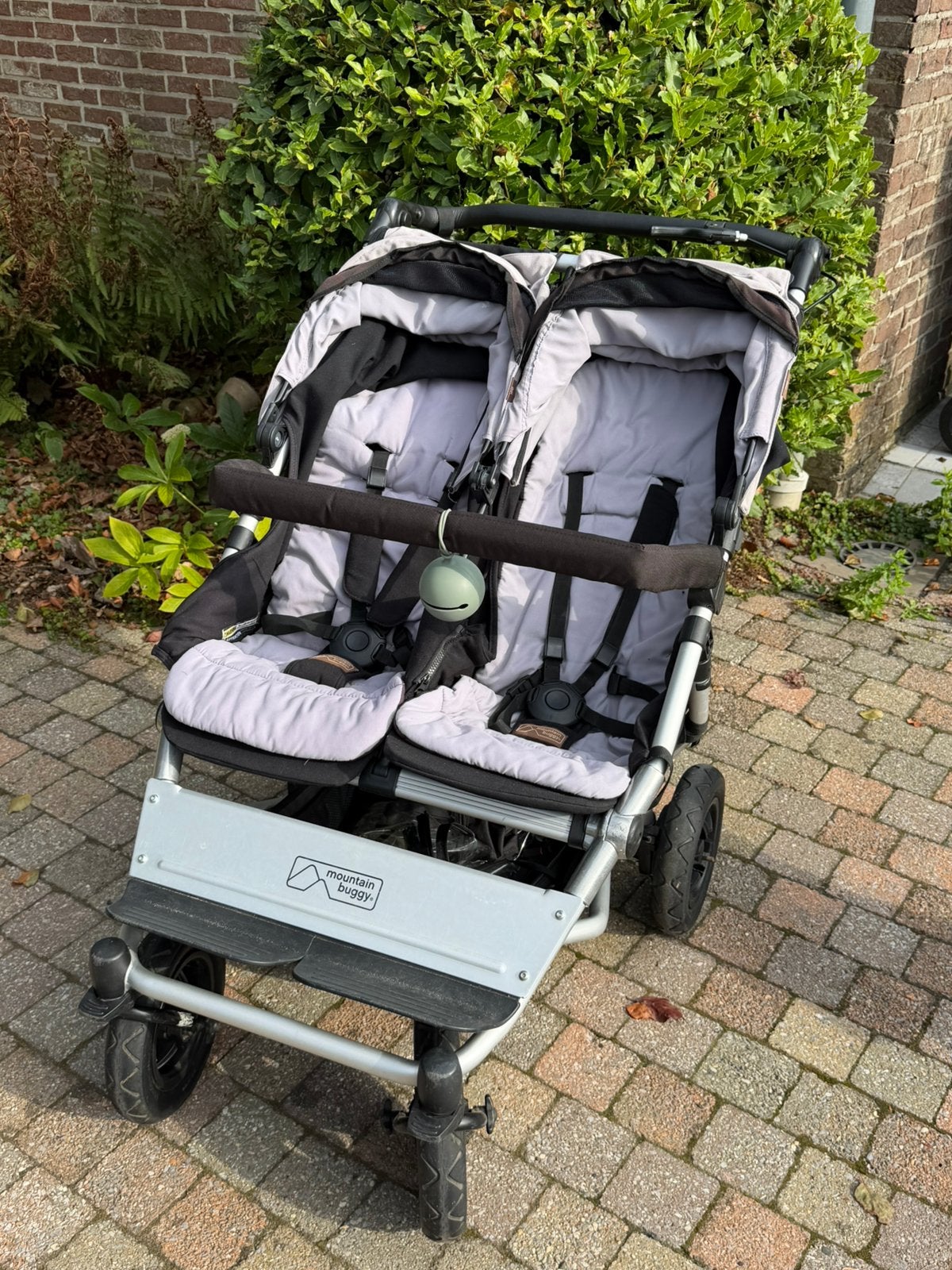Mountain Buggy Duet met accessoires, Ophalen, Gebruikt, Kinderwagen of Buggy