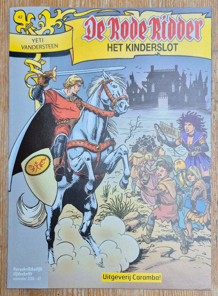 Yeti 42 uit 2006 met cover De Rode Ridder, Willy Vandersteen, Eén stripboek, Ophalen of Verzenden, Zo goed als nieuw