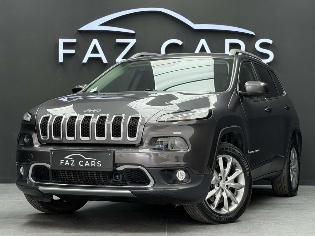 Jeep Cherokee 2.2 MJD 4WD Limited * 1ER PROP + CUIR + GARANT, Auto's, Jeep, Bedrijf, Te koop, Cherokee, 4x4, ABS, Adaptive Cruise Control