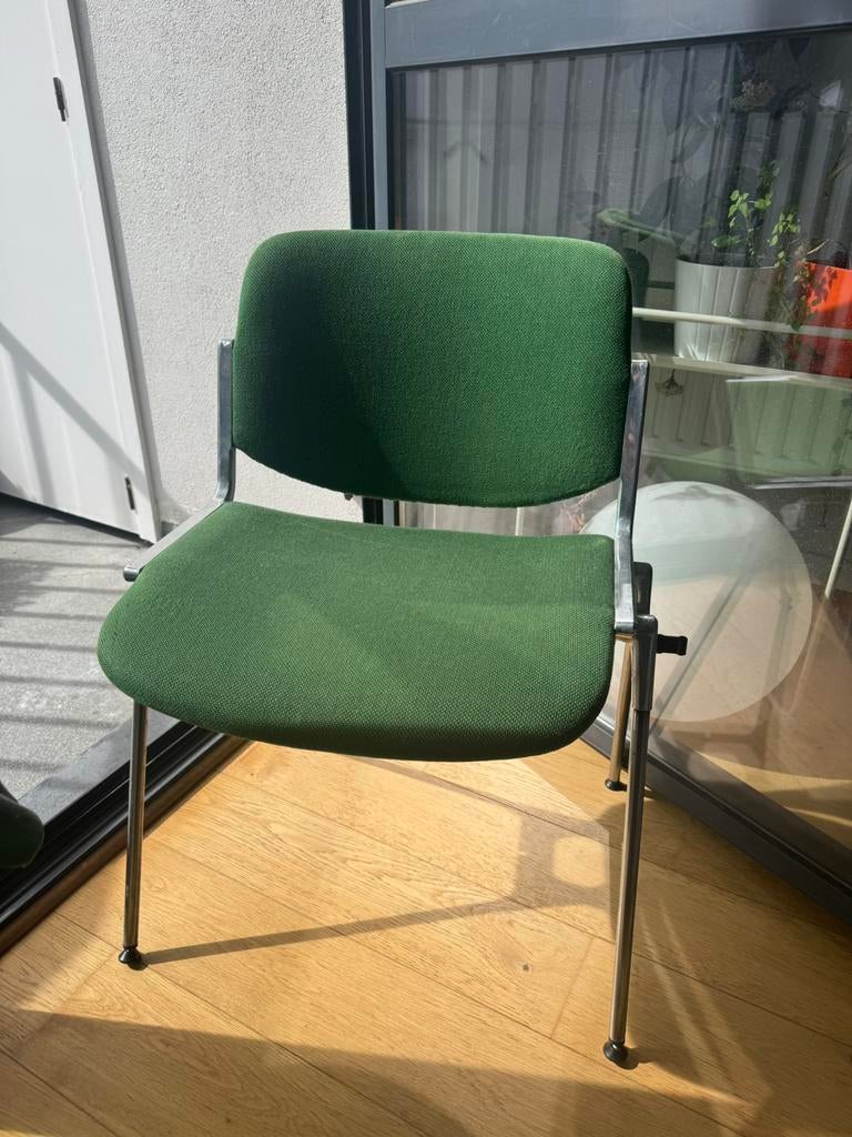 2 Castelli DSC 106 stoelen– Donkergroen – Italiaans design, Huis en Inrichting, Ophalen, Gebruikt, Twee, Overige kleuren