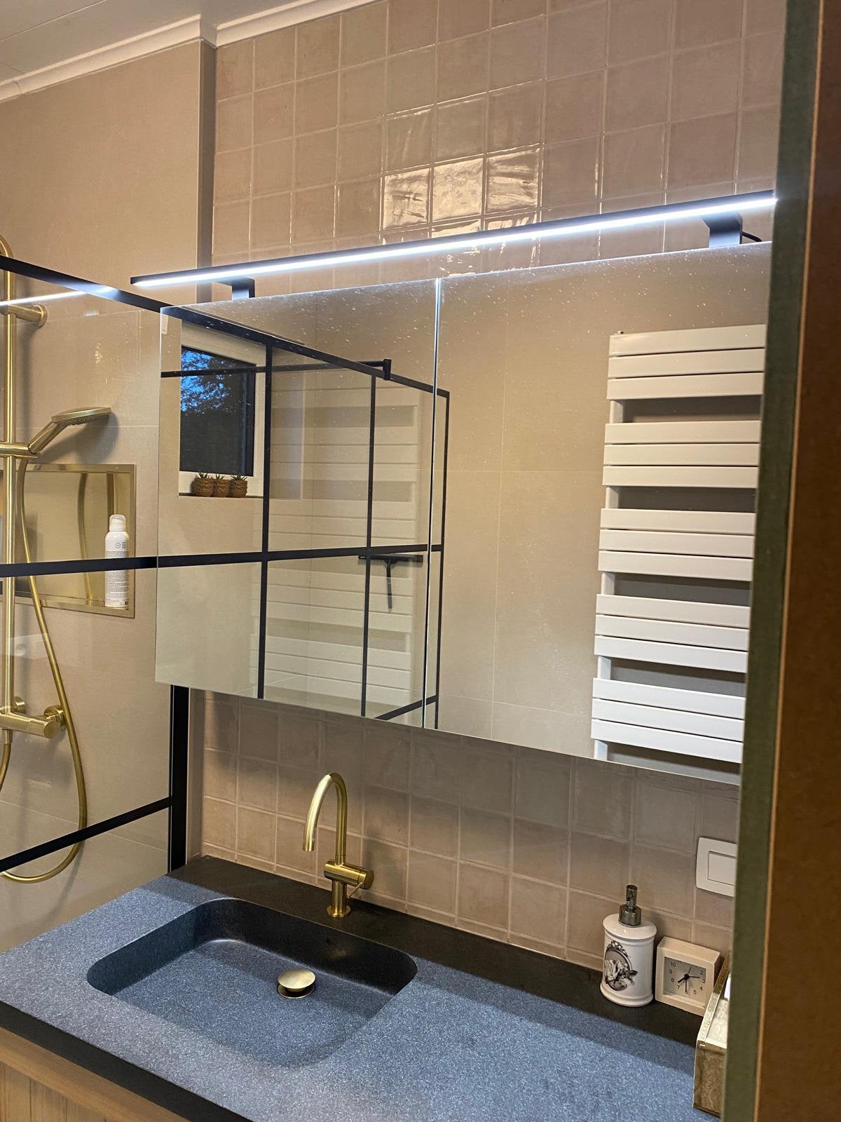 Armoire à miroir Balmani Mitra+éclairage : neuve, Enlèvement, Neuf