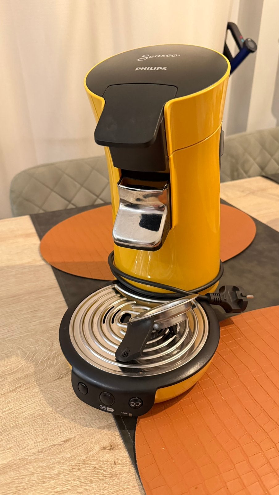 Philips Senseo Viva Café Yellow, Ophalen, Zo goed als nieuw, Koffiemachine
