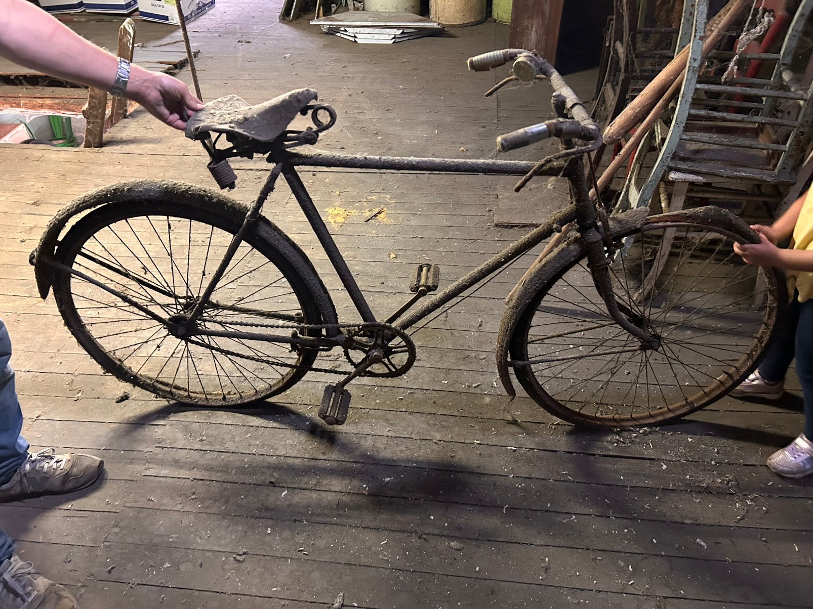 Fiets van uit de oorlog, 59 cm of meer, Ophalen, Jaren '40