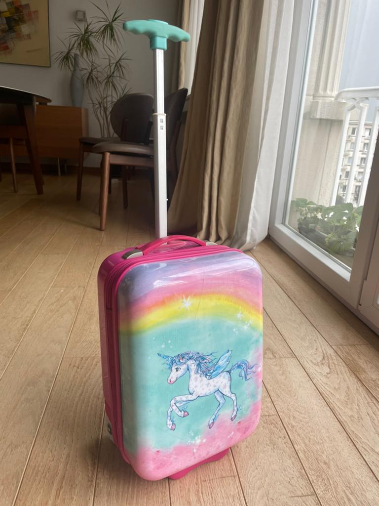 Valise Enfant Licorne De Spiegelburg, Roulettes, Plastique dur, Moins de 35 cm, Enlèvement