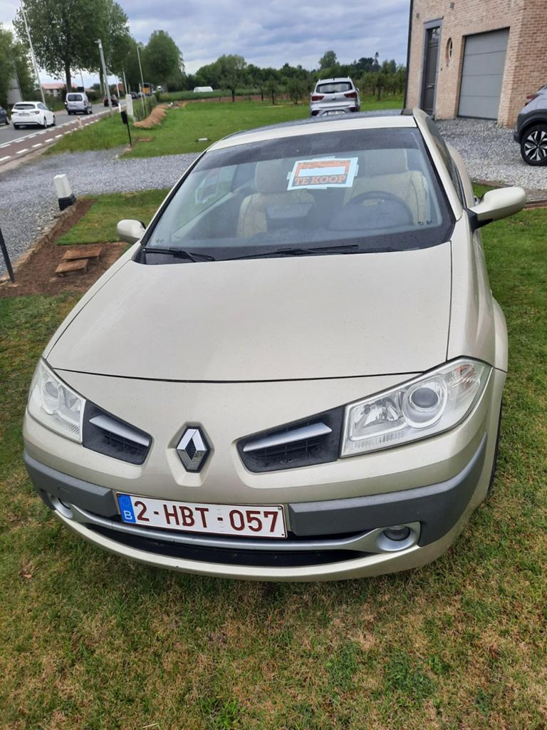 Cabrio Renault Megane BJ 2008, Auto's, Cabriolet, Beige, Particulier, Euro 4