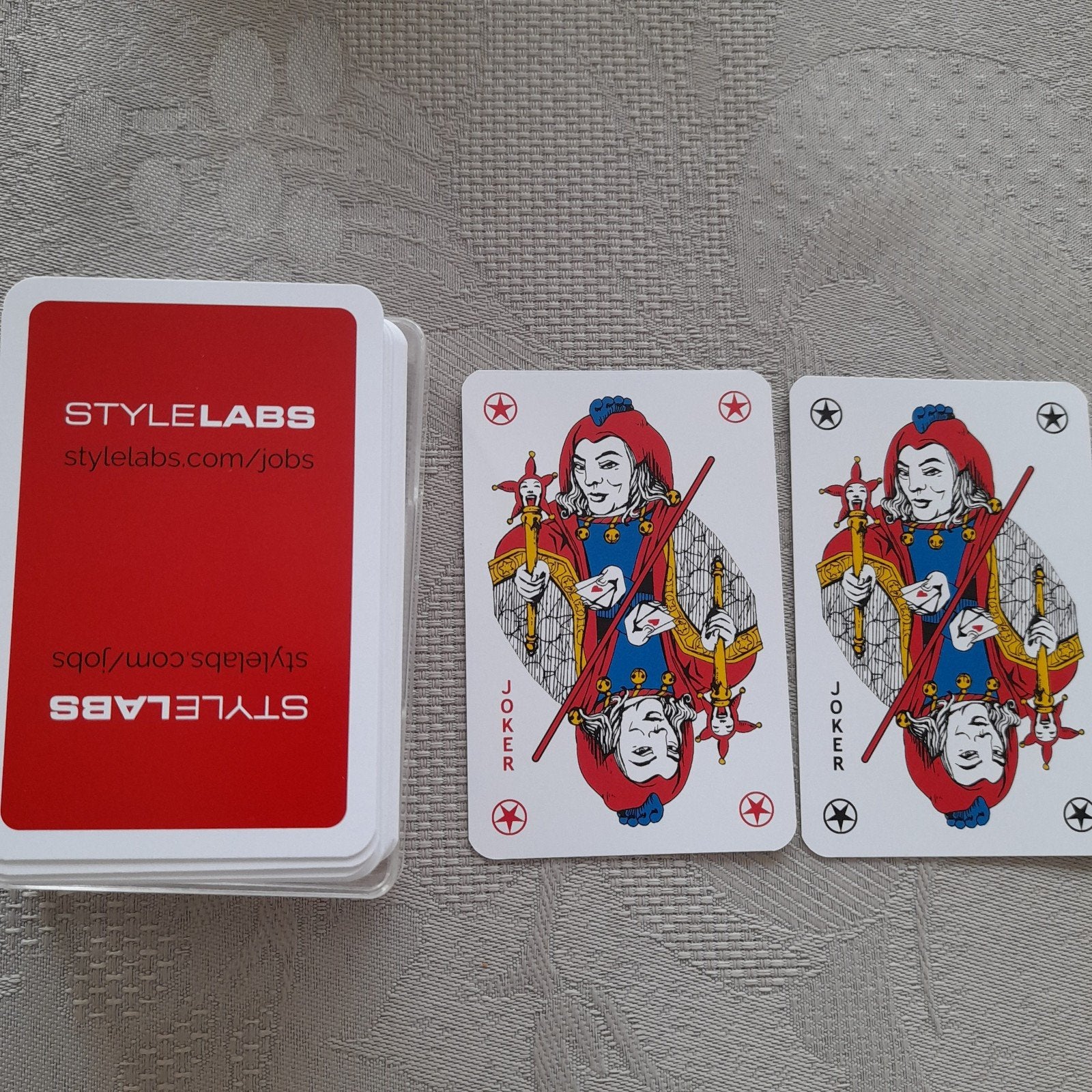 Speelkaarten Stylelabs  - speciale jokers., Enlèvement ou Envoi, Carte(s) à jouer