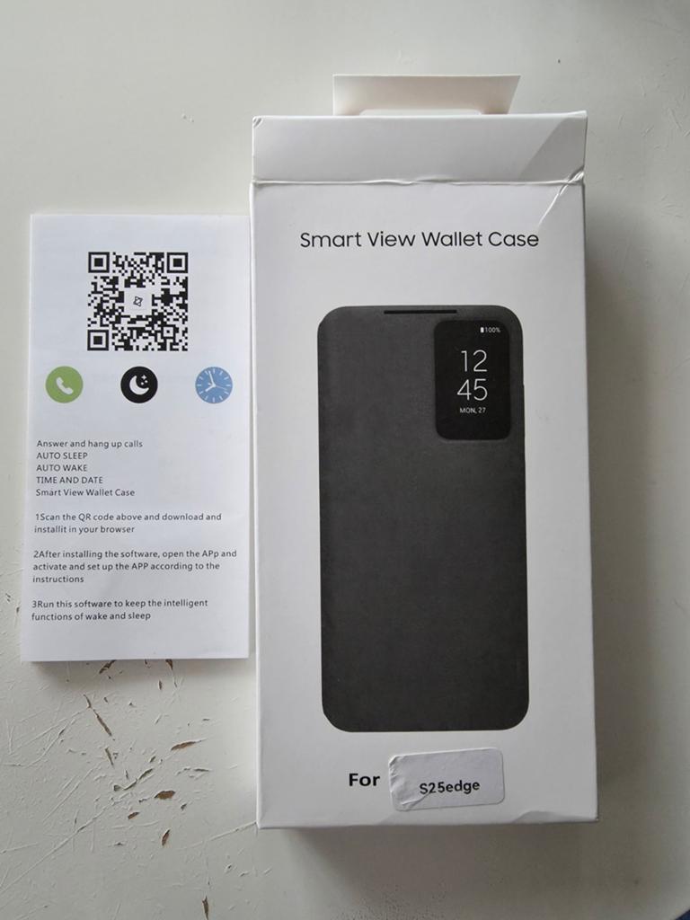 Smart view telefoonhoesje voor Samsung S25 Edge, Ophalen of Verzenden