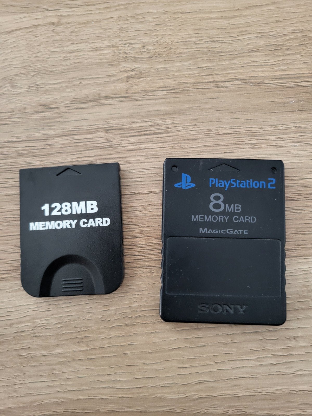 game cube en playstation 2 memory card, Ophalen