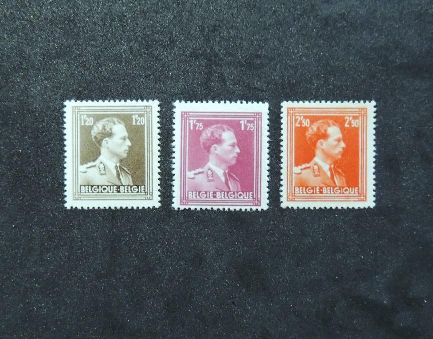 Timbres S.M. Le roi léopold III "col ouvert" 1950, Envoi, Timbre-poste, Neuf