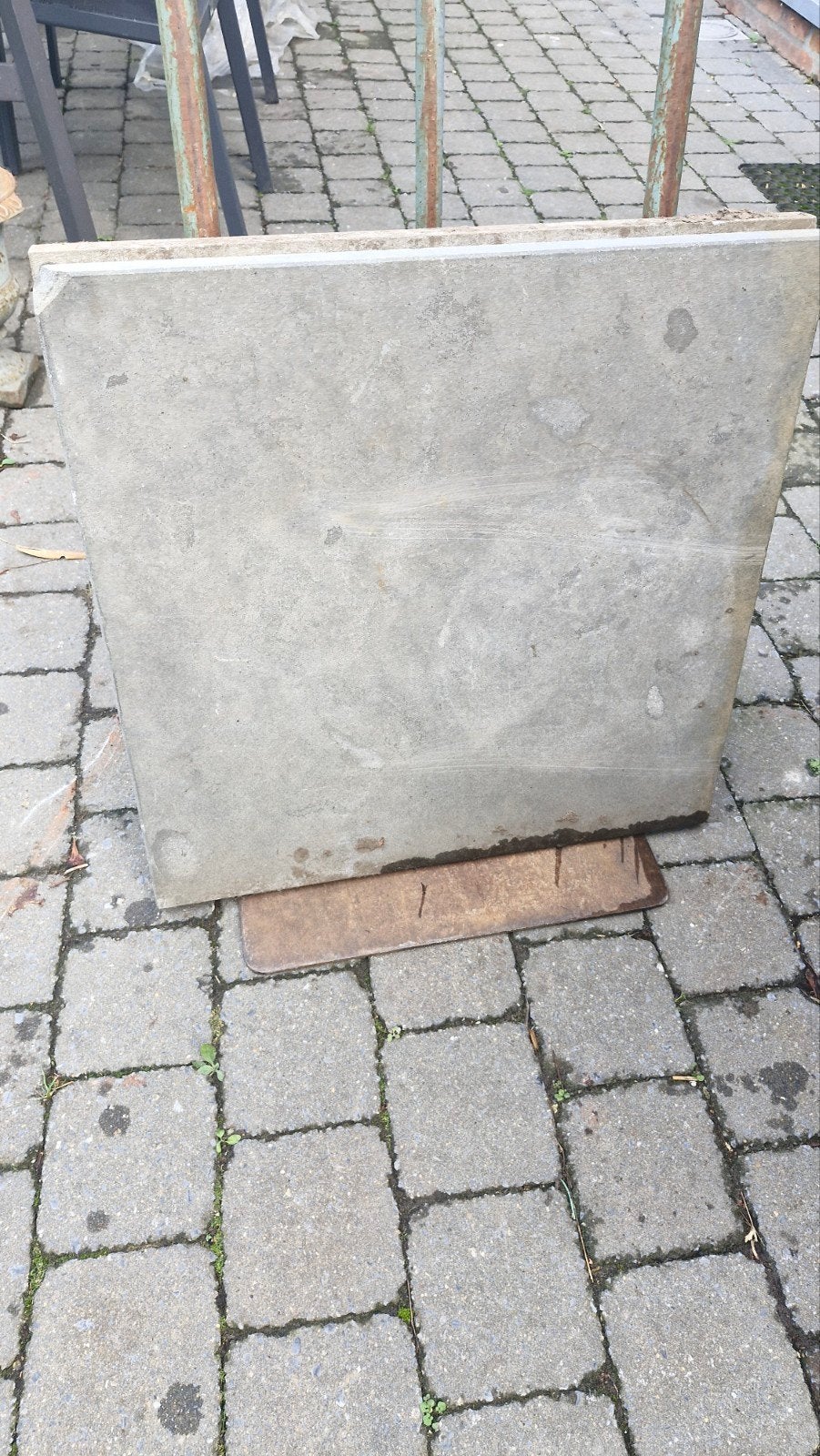 tegels paraplu, Tuin en Terras, Ophalen, Gebruikt, Terrastegels