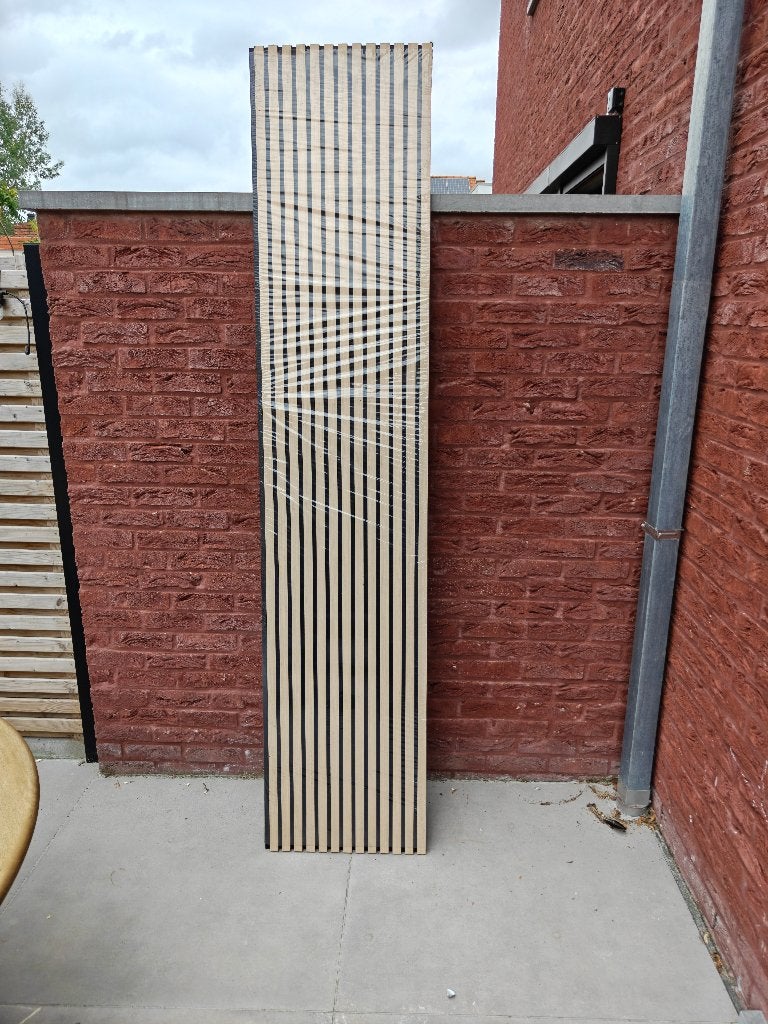 Tocca Legno Akoestisch Eiken Wandpaneel (245 x 52 cm), Ophalen, Hout, Nieuw, Wandbord of Wandpaneel