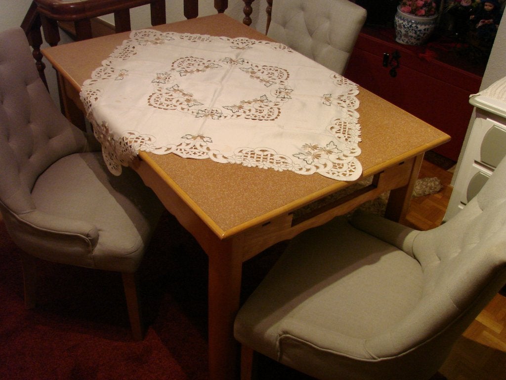 vintage: werk-hobbytafel: uittrekbaar, Huis en Inrichting, Ophalen, Verlengbaar, 50 tot 100 cm, Zo goed als nieuw