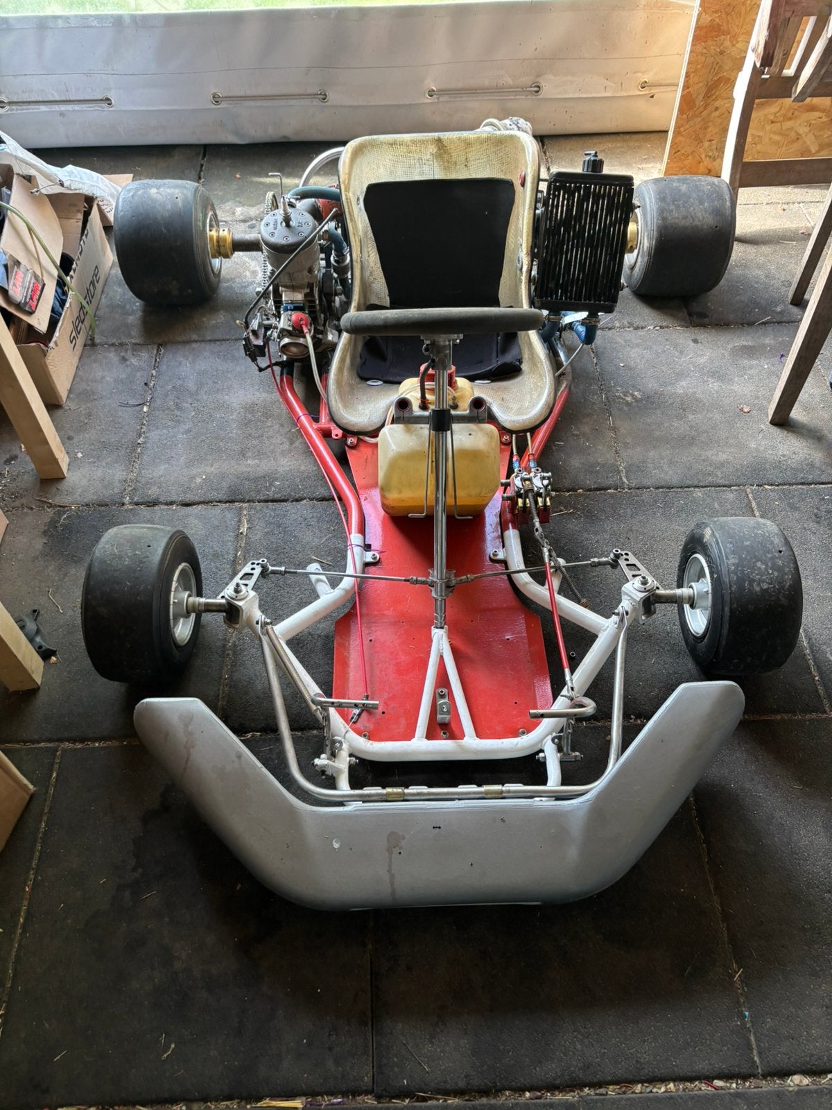 Racing kart 125cc 2takt motor, Ophalen, Zo goed als nieuw, Kart