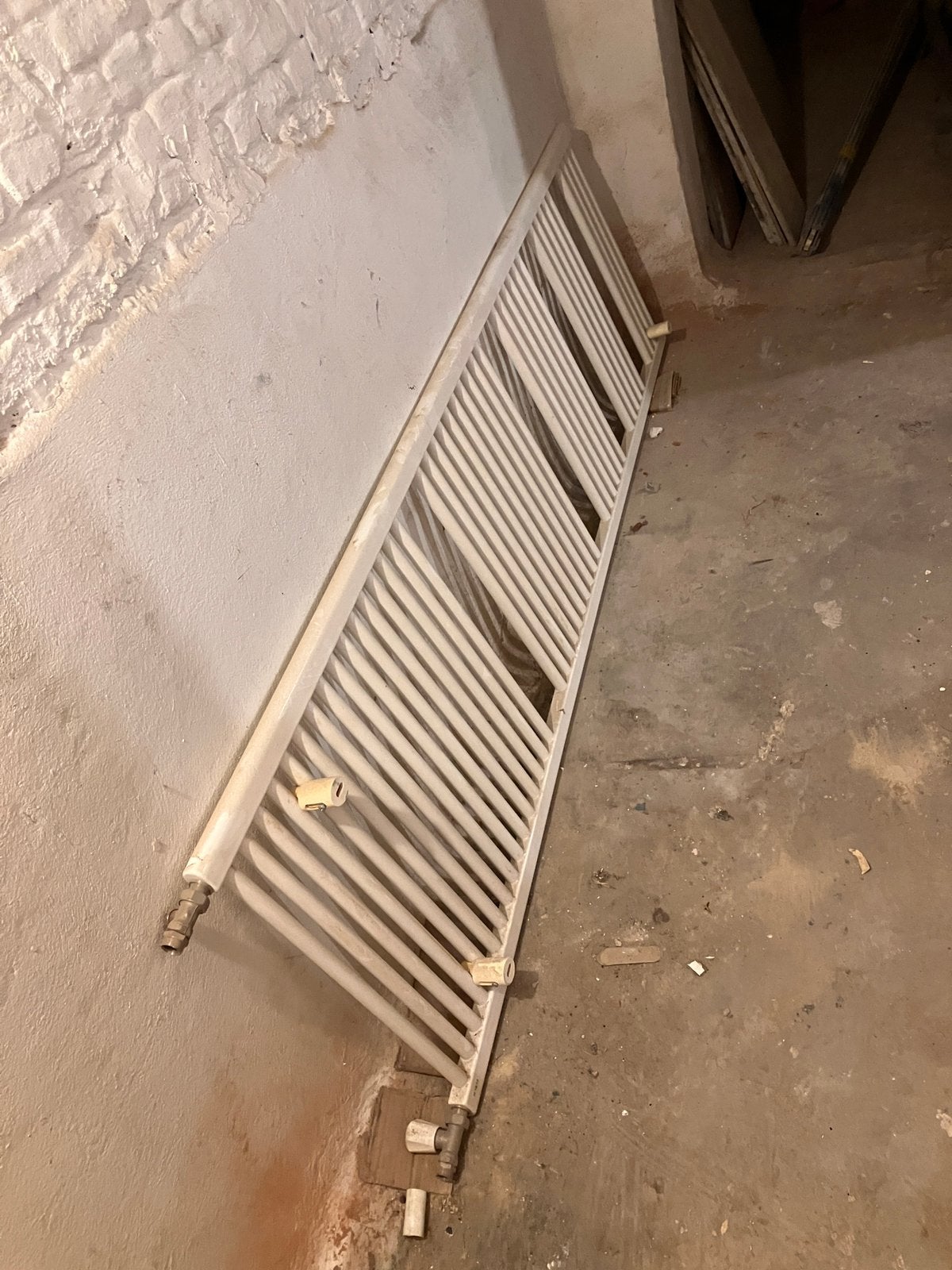 Handdoek radiator, wit 206x61, Doe-het-zelf en Bouw, Ophalen, Gebruikt, Radiator, Minder dan 60 cm
