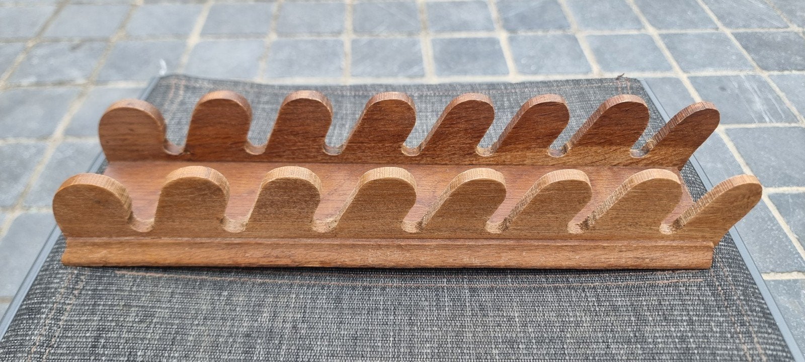 Oud bordenrek, Huis en Inrichting, Bordenrek, Ophalen of Verzenden, Zo goed als nieuw, Hout