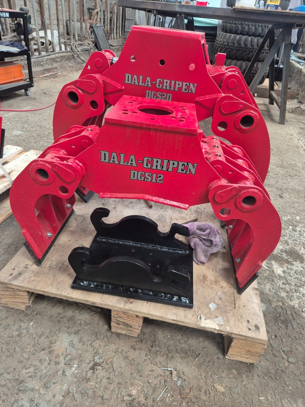 Sorteergrijper 0.5-3 ton, Ophalen