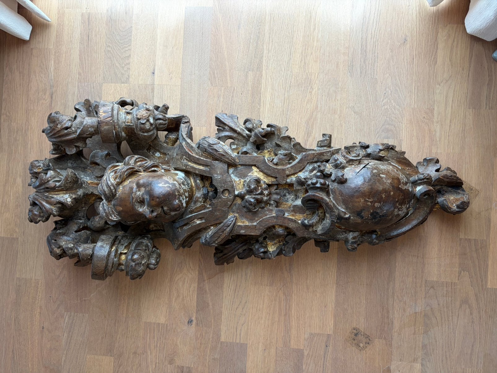 Magnifique ange décoratif ancien, Enlèvement