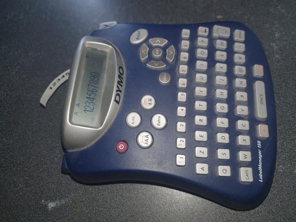 Dymo LabelManager 150, Computers en Software, Ophalen, Gebruikt, Azerty, DYMO
